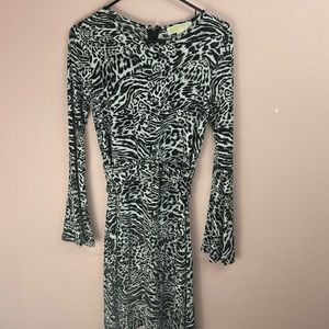 Micheal Kors Animal Print Long Sleeve Dress✨Brand New!✨
